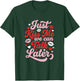 Just Kiss Me We Can Talk Later Funny Valentines Flirty T-Shirt - T-Shirt | Forest
