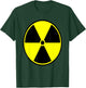 Funny Radiation Warning Caution Symbol Bold Statement T-Shirt - T-Shirt | Forest