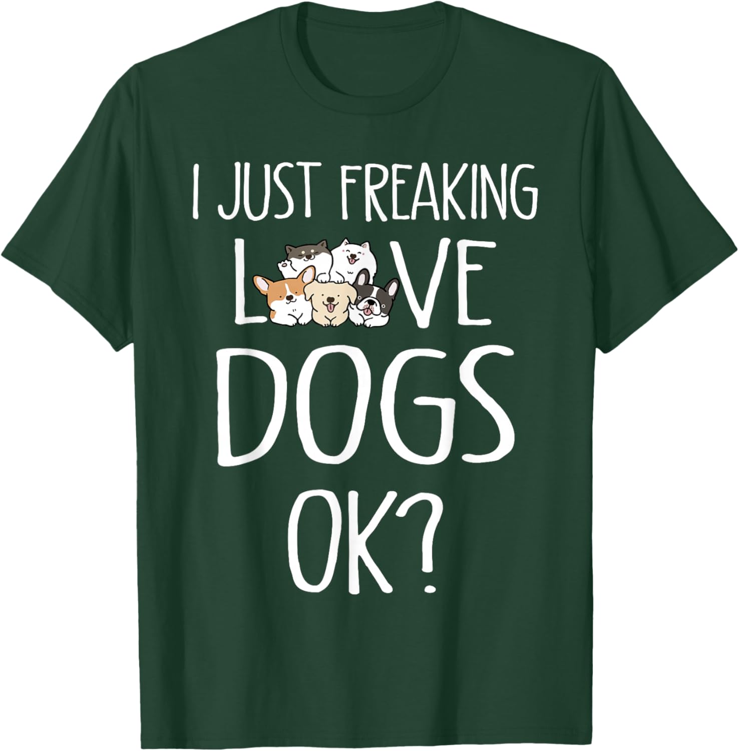 Dog Mom Dog Dad Men Women Kids Funny Dog T-Shirt - T-Shirt | Forest