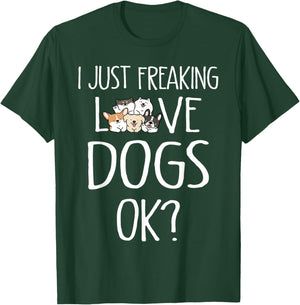 Dog Mom Dog Dad Men Women Kids Funny Dog T-Shirt - T-Shirt | Forest