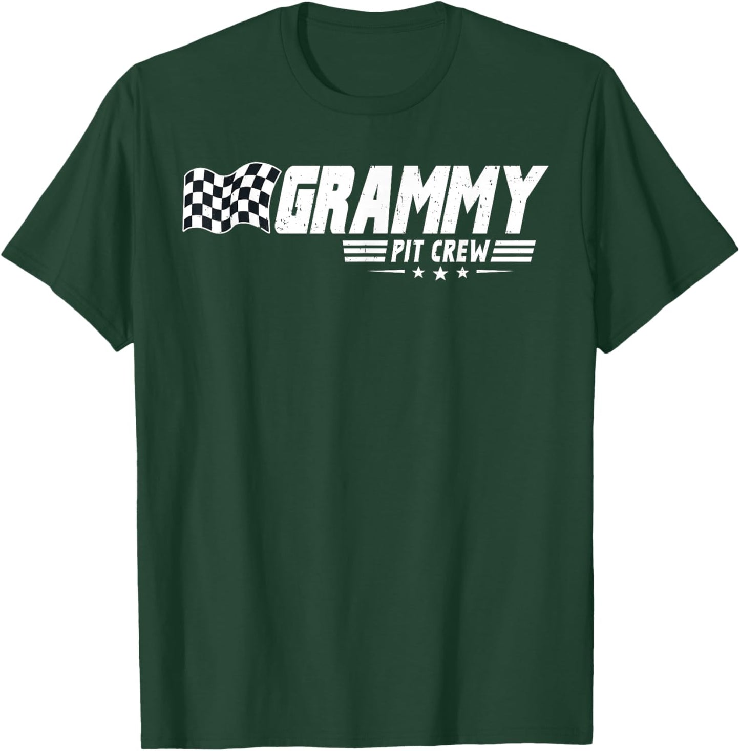 Grammy Pit Crew Race Car Birthday Family Racing T-Shirt - T-Shirt | Forest