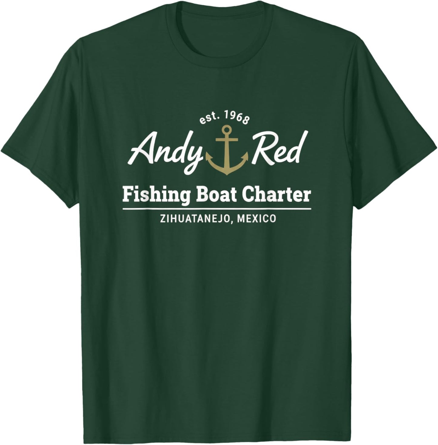 Andy Red Fishing Boat Charter Zihuatanejo Est 1968 T-Shirt - T-Shirt | Forest
