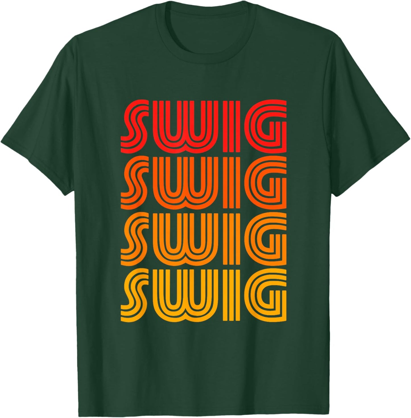 Swig Heart Funny Cute Favorite Word Sip Drink Beverage Fan T-Shirt - T-Shirt | Forest