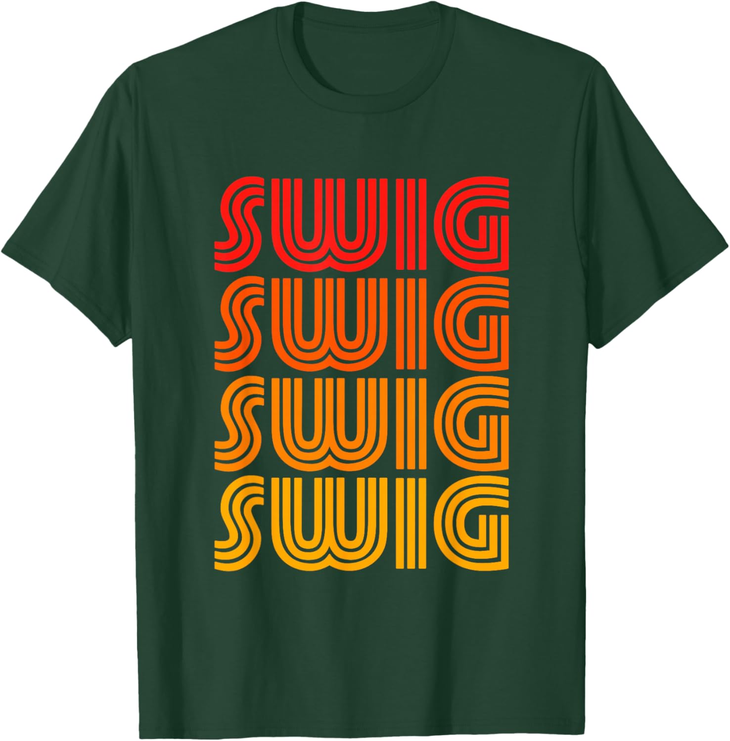 Swig Heart Funny Cute Favorite Word Sip Drink Beverage Fan T-Shirt - T-Shirt | Forest