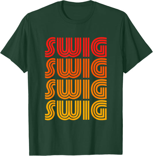 Swig Heart Funny Cute Favorite Word Sip Drink Beverage Fan T-Shirt - T-Shirt | Forest