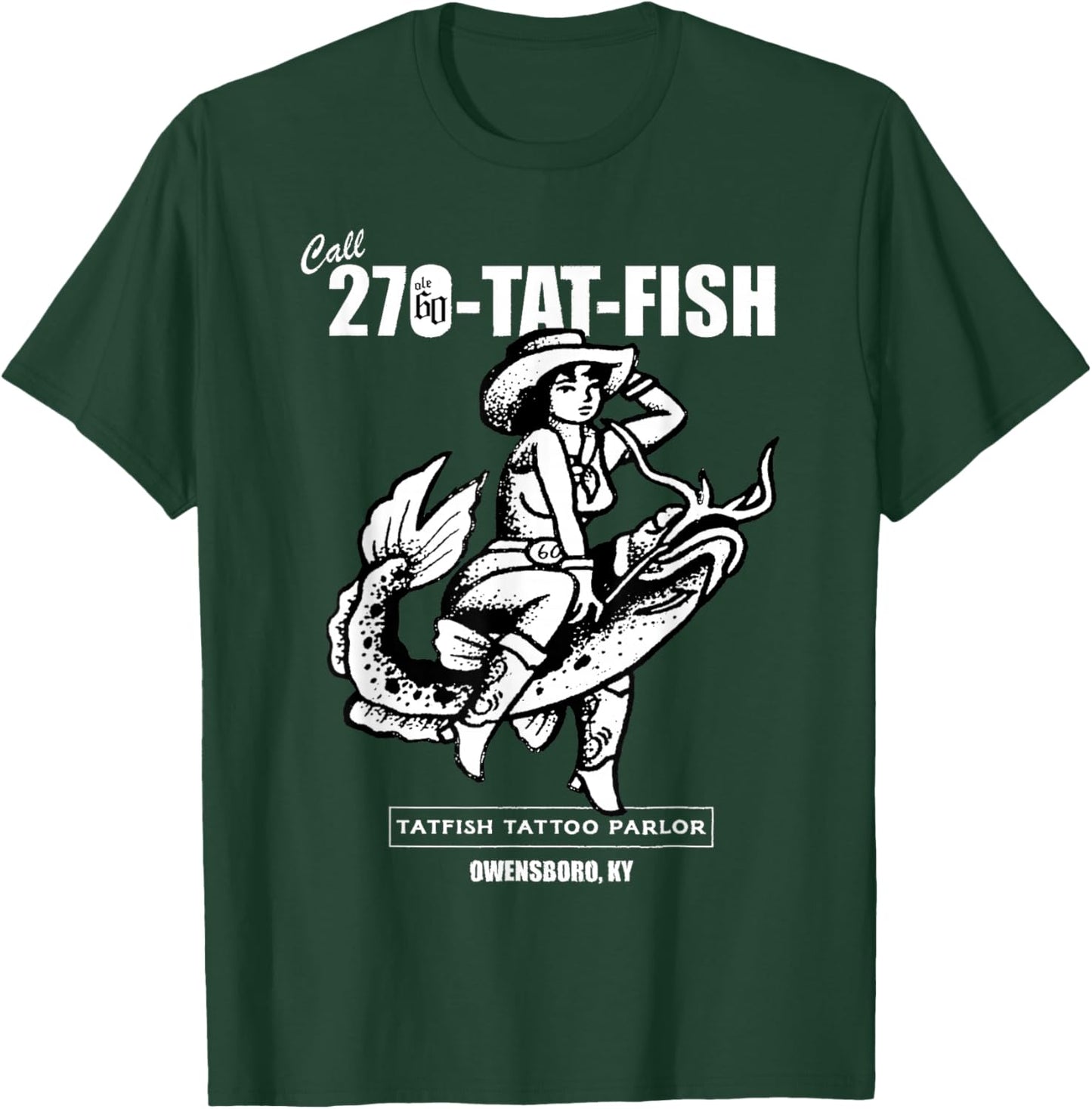 Ole 60 Tat-Fish Graphic T-Shirt - T-Shirt | Forest