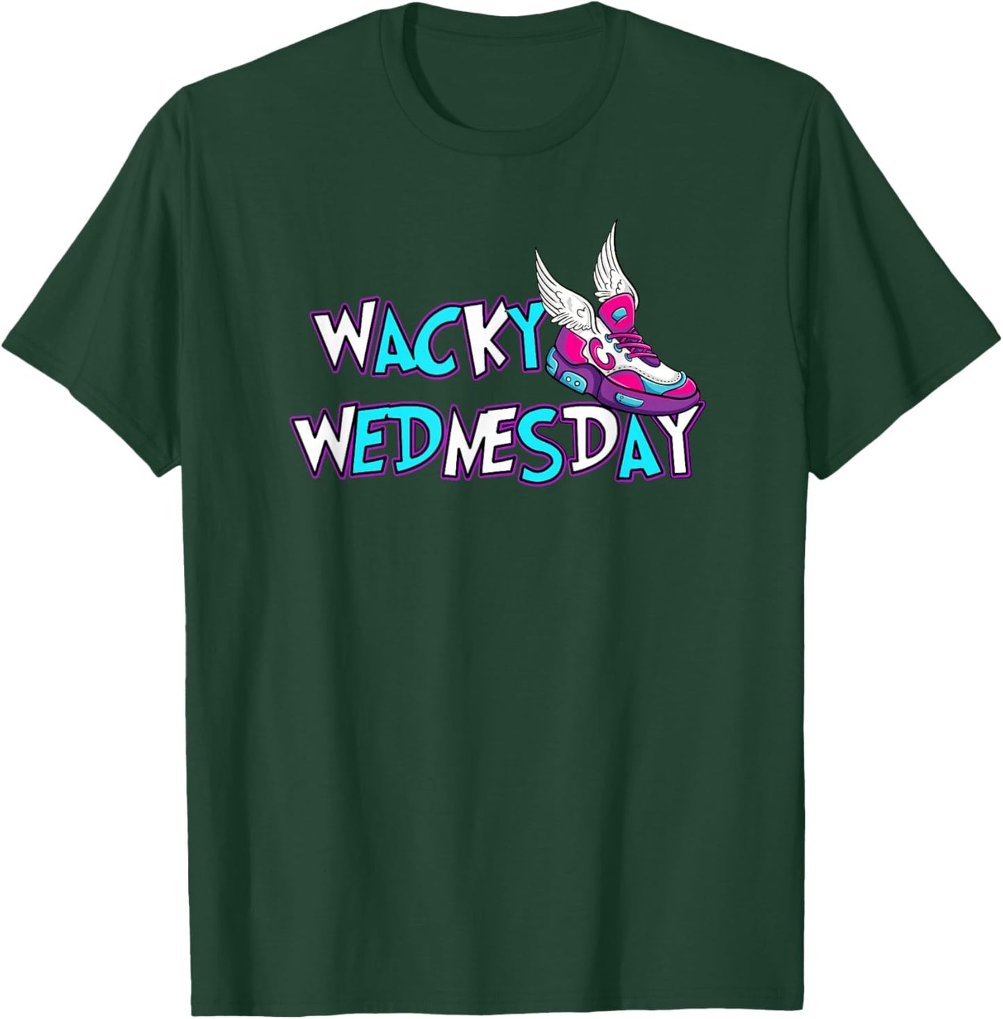 Wacky Wednesday Kids and Teachers | Mismatch Day Spirit Week T-Shirt - T-Shirt | Forest
