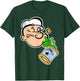 Vintage Pop Eye Spinach Can T-Shirt - T-Shirt | Forest