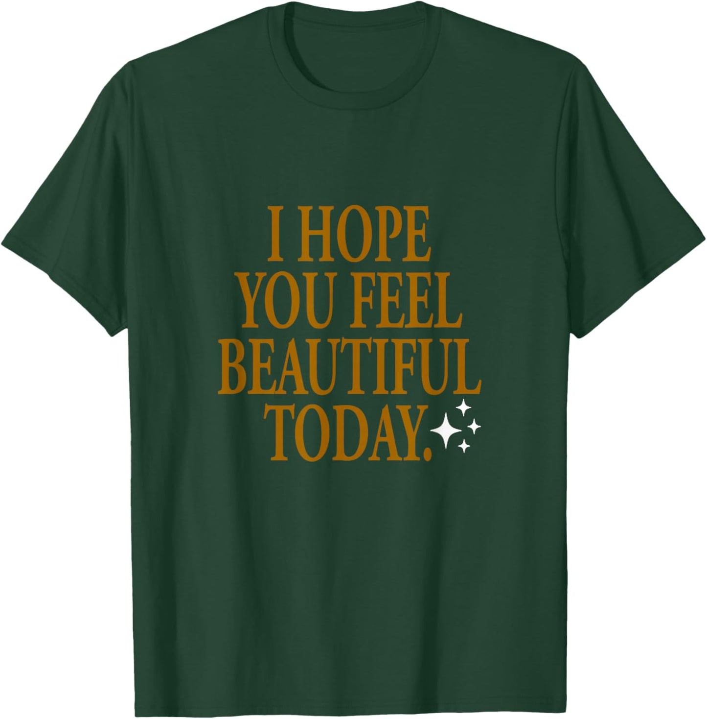 Brown Color Beautiful Hope Brown Graphic T-Shirt - T-Shirt | Forest