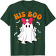 Her Boo & His Boo Funny Matching Halloween Couples T-Shirt - T-Shirt | Forest