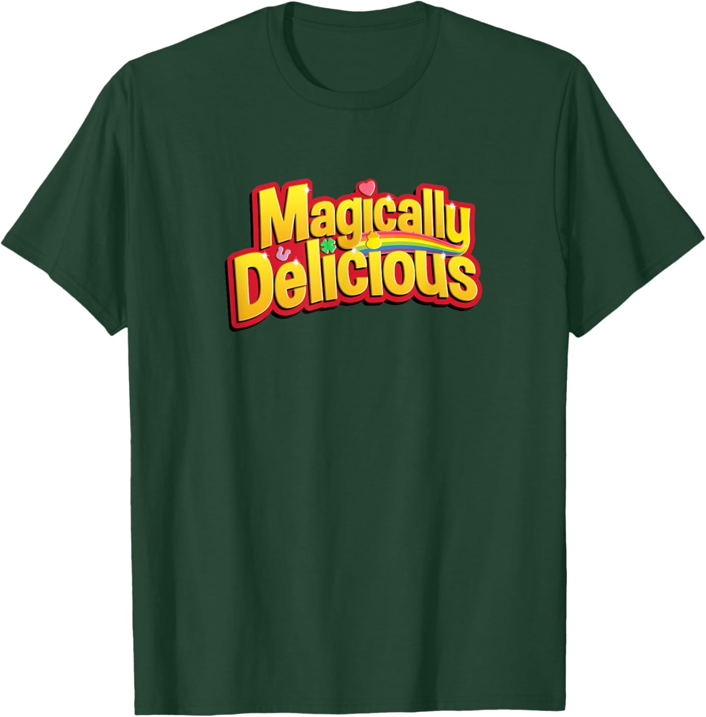 Magically Delicious Lucky St. Patricks Day Charm Men & Women T-Shirt - T-Shirt | Forest