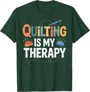 Cool Quilting Art Women Sewing Quilt Lover Quilter T-Shirt - T-Shirt | Forest