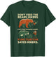 Funny Grammar Punctuation Saves Hikers English Teacher T-Shirt - T-Shirt | Forest