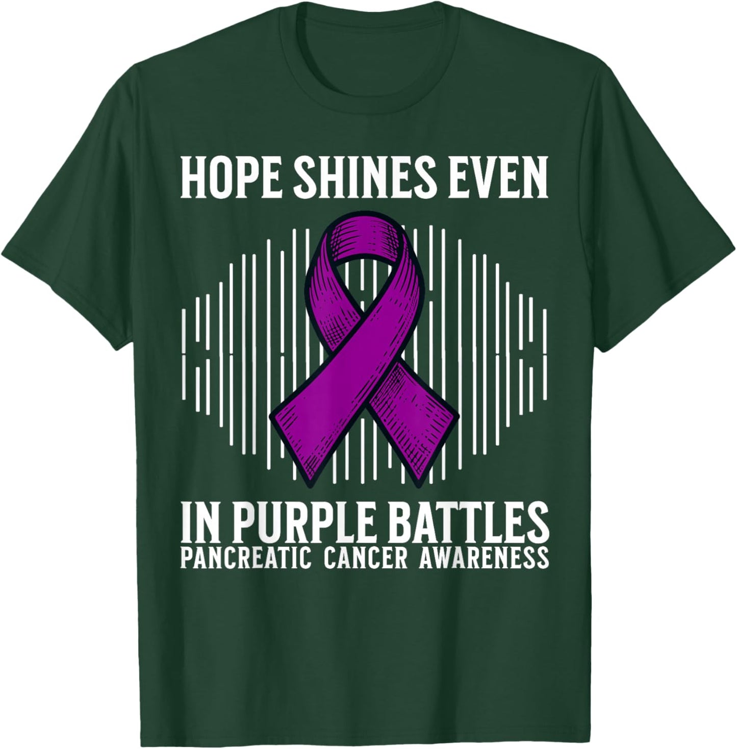 Support Squad Pancreatic Cancer Awareness Products Gifts T-Shirt - T-Shirt | Forest
