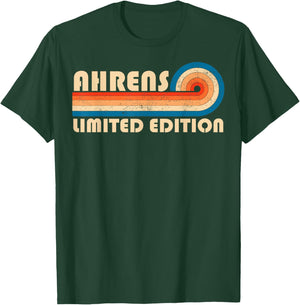 AHRENS Retro 70s 80s Sunset Stripe T-Shirt - T-Shirt | Forest