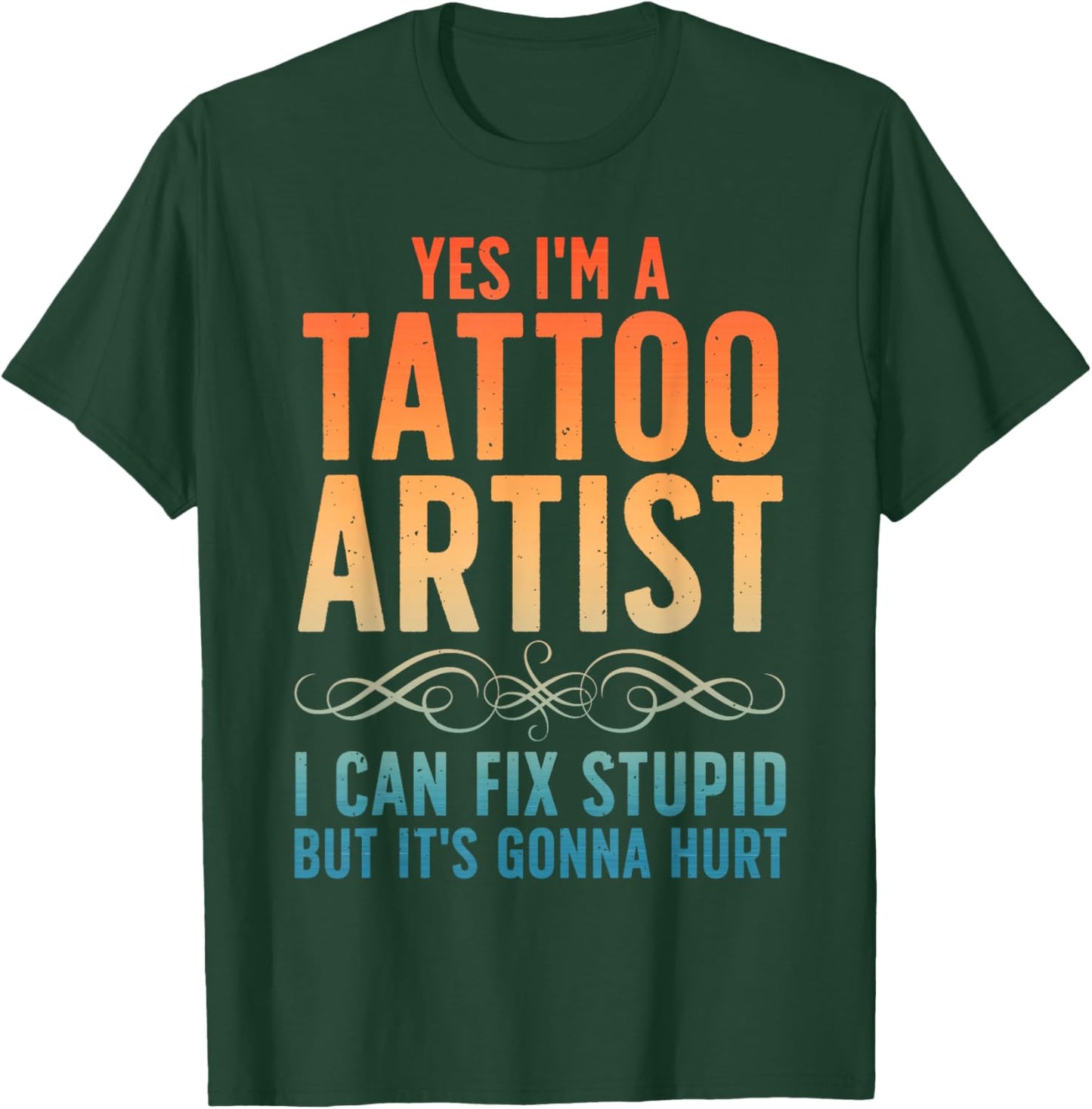 Funny Tattoo Artist Art Women Tattooer Tattoo Artist T-Shirt - T-Shirt | Forest