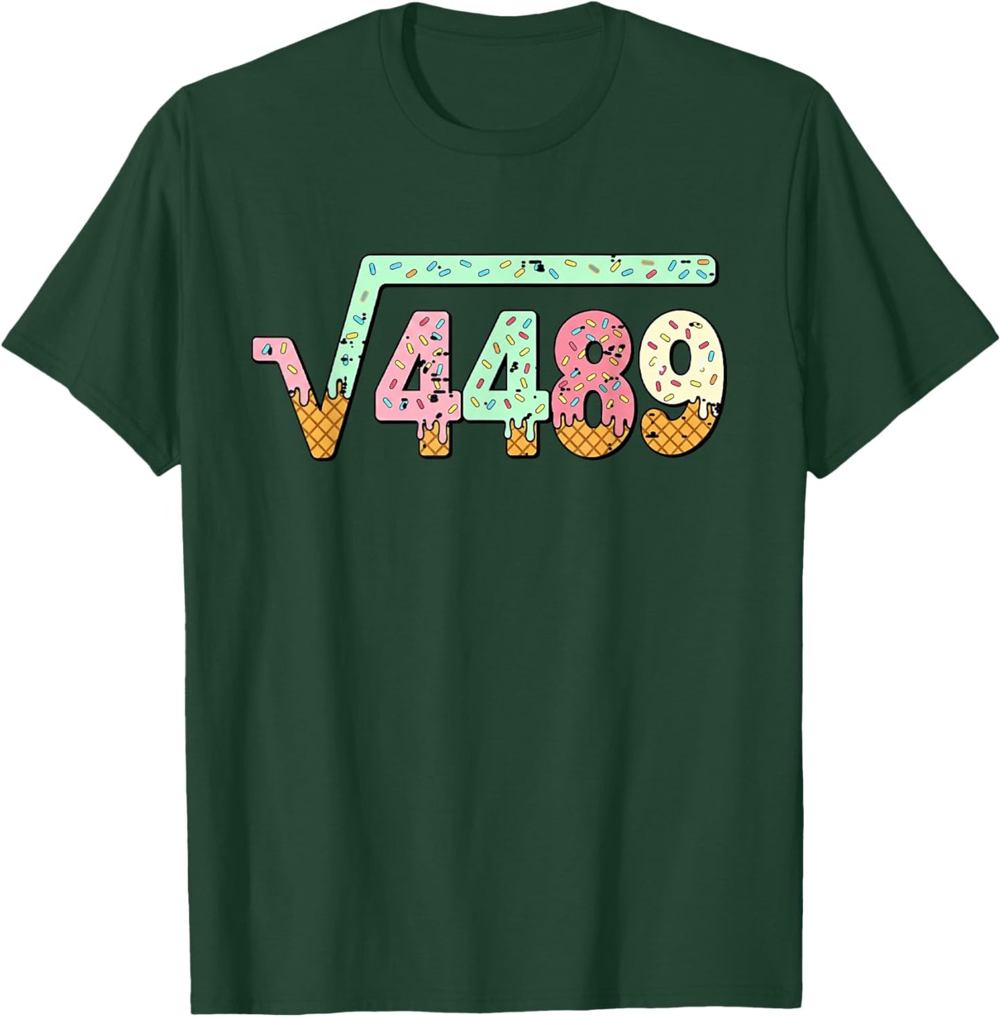 Square Root 4489 Slang Math Teacher Six Seven 6 7 Meme 67 T-Shirt - T-Shirt | Forest
