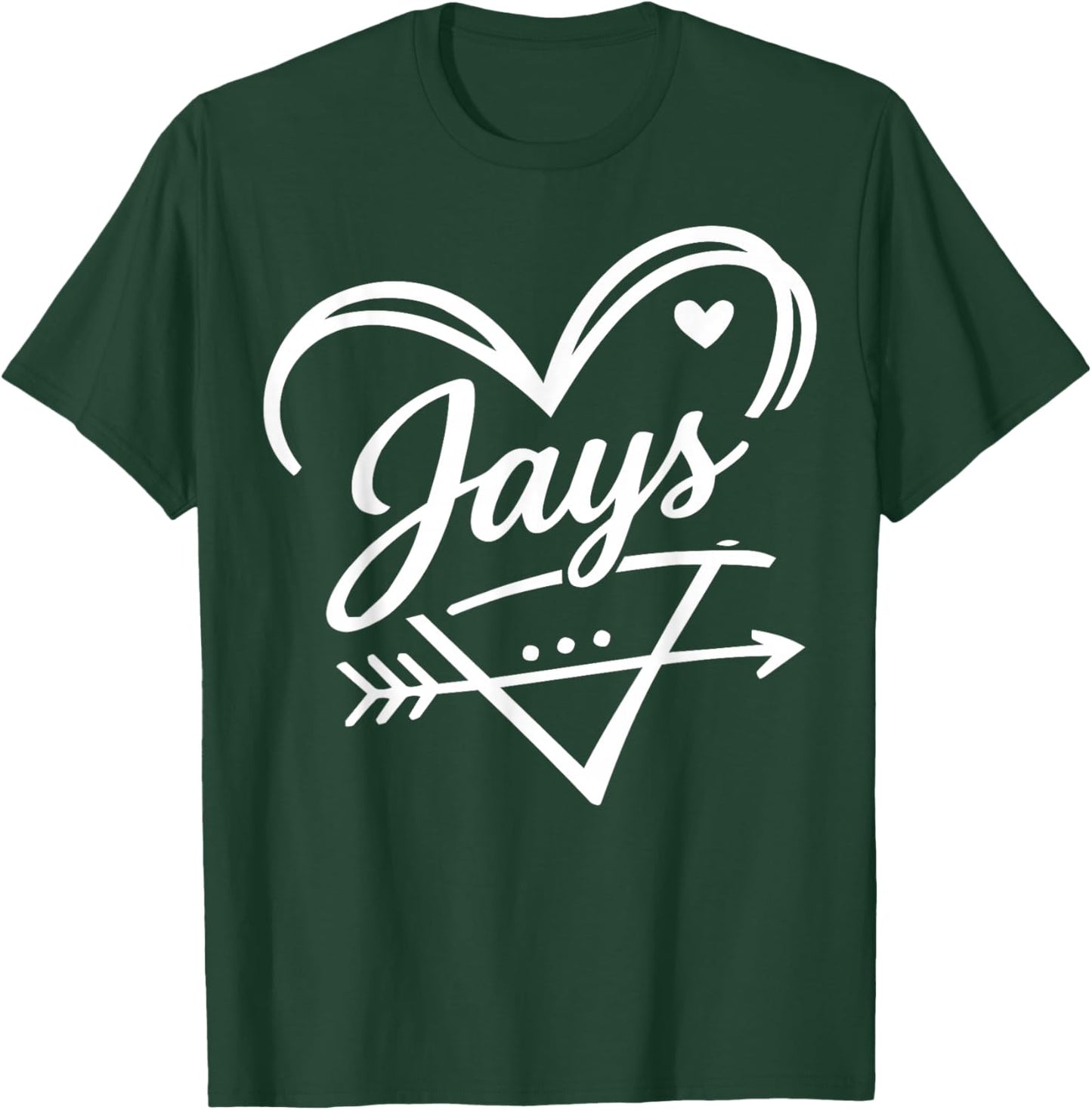 Retro Jays Name Cute Graphic Gift Women Kids T-Shirt - T-Shirt | Forest