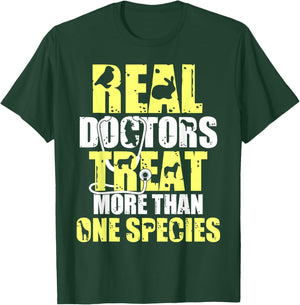 Funny Veterinarian Design Women Vet Tech Veterinary T-Shirt - T-Shirt | Forest