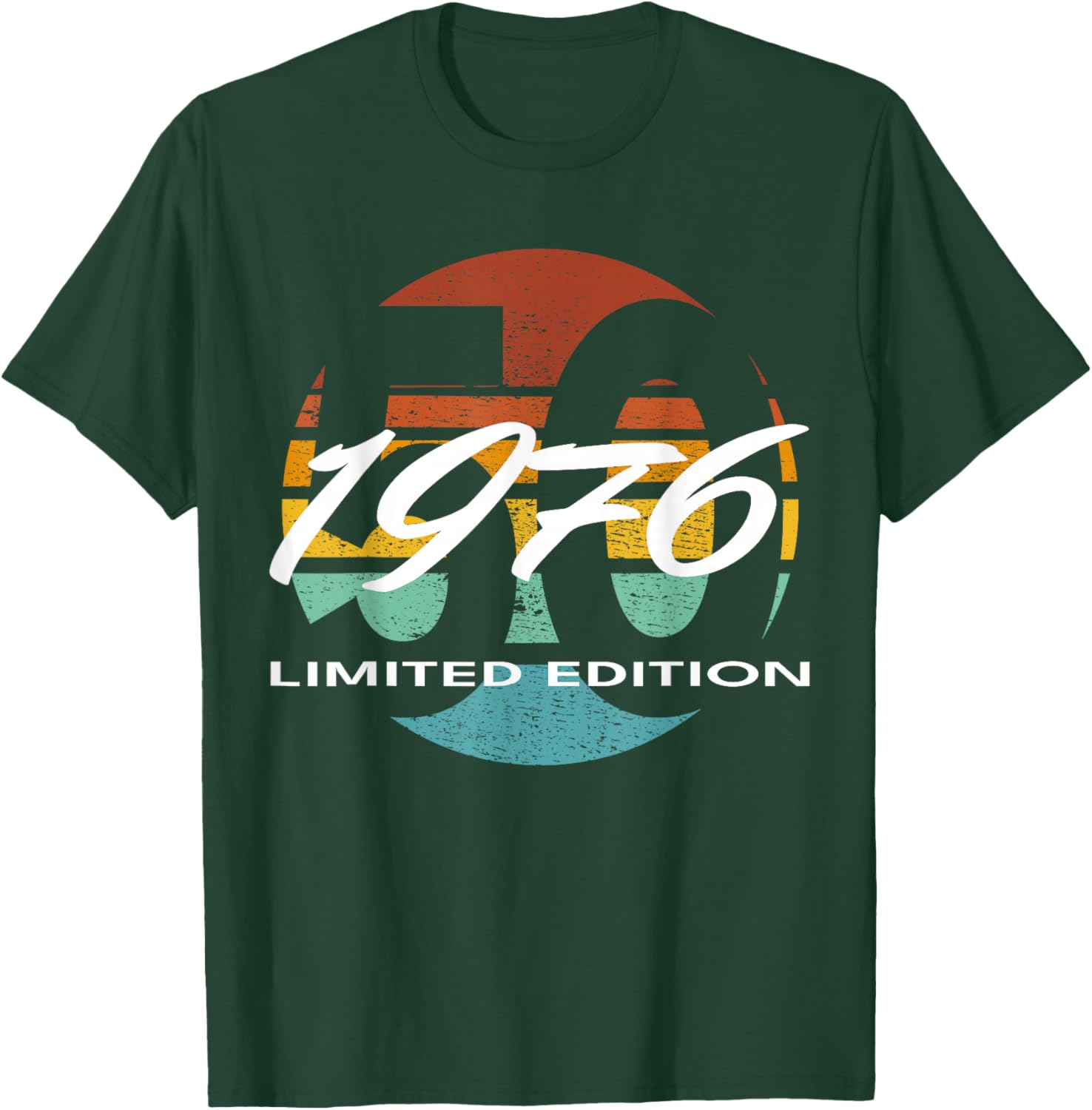 50th Birthday Man Woman 50 Years 1976 Funny Gift T-Shirt - T-Shirt | Forest