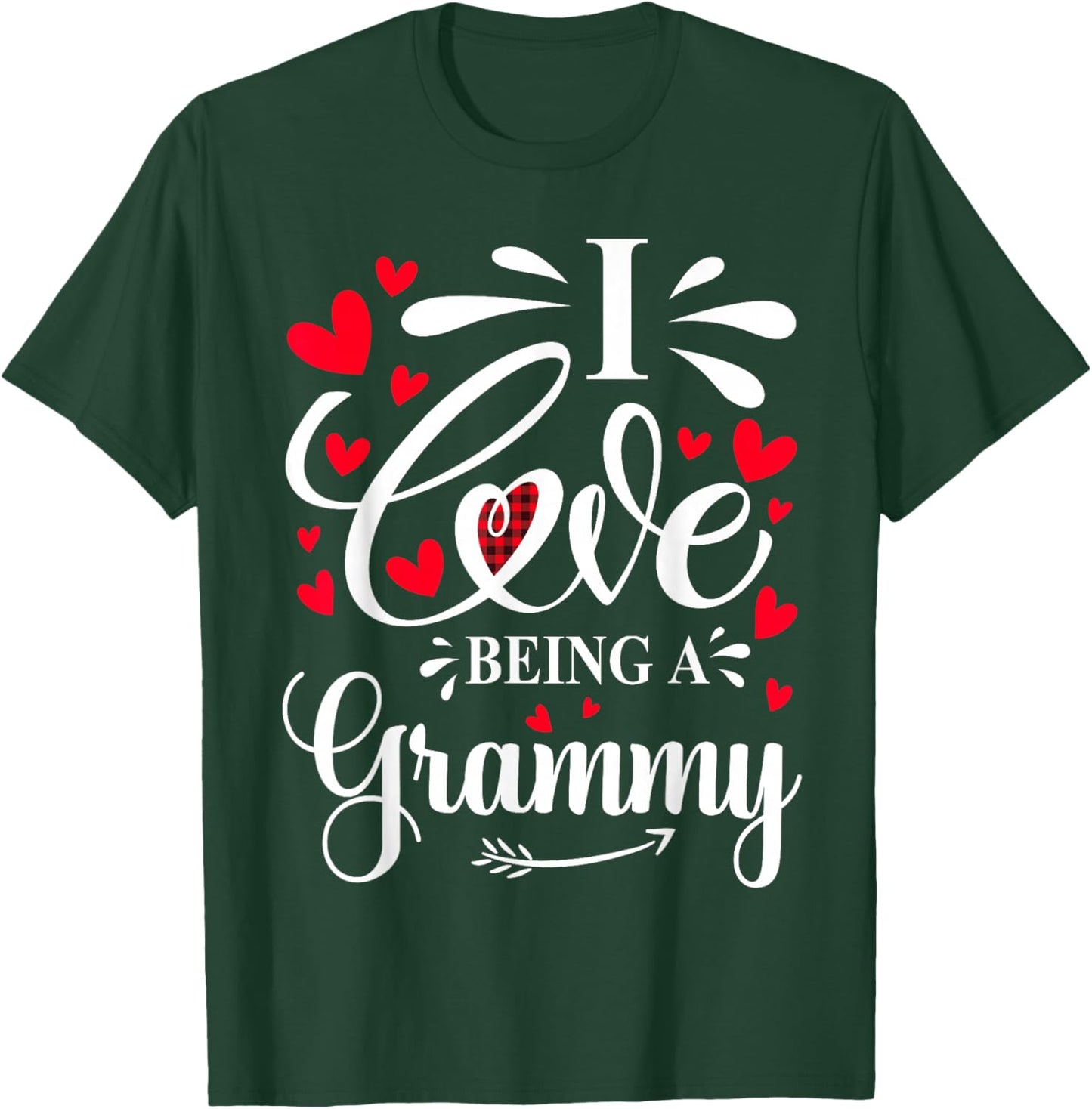 I Love Being A Grammy Valentines T-Shirt - T-Shirt | Forest