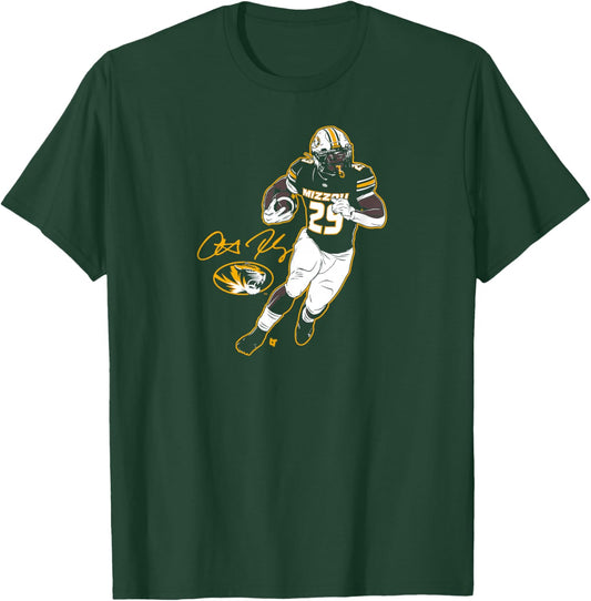 Missouri Football: Ahmad Hardy Superstar Pose T-Shirt - T-Shirt | Forest