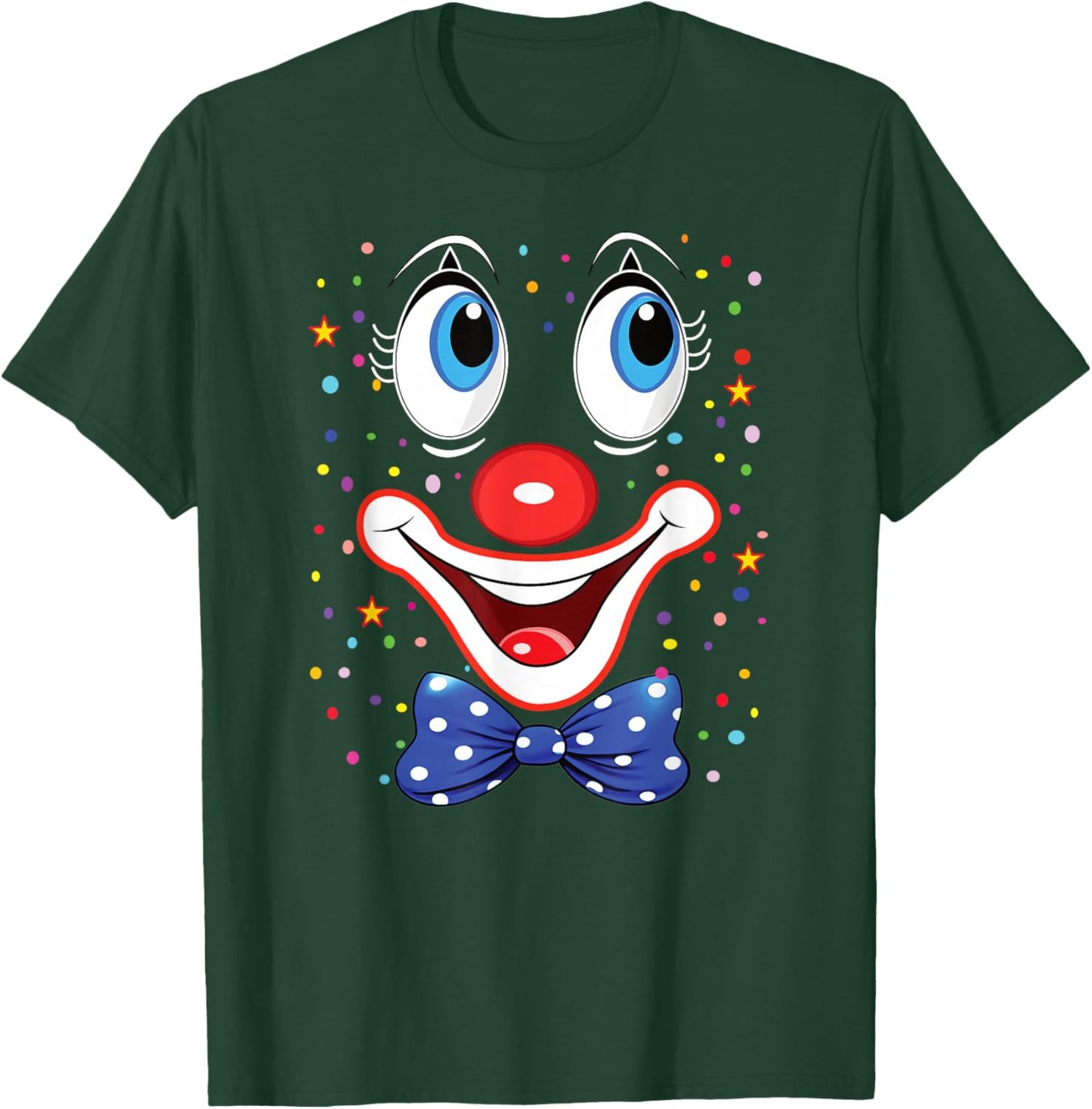 Funny Clown Costumes for Children Carnival Costume T-Shirt - T-Shirt | Forest