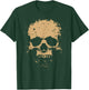 Big Skull Only Graphic Grunge Distressed Vintage Rugged T-Shirt - T-Shirt | Forest