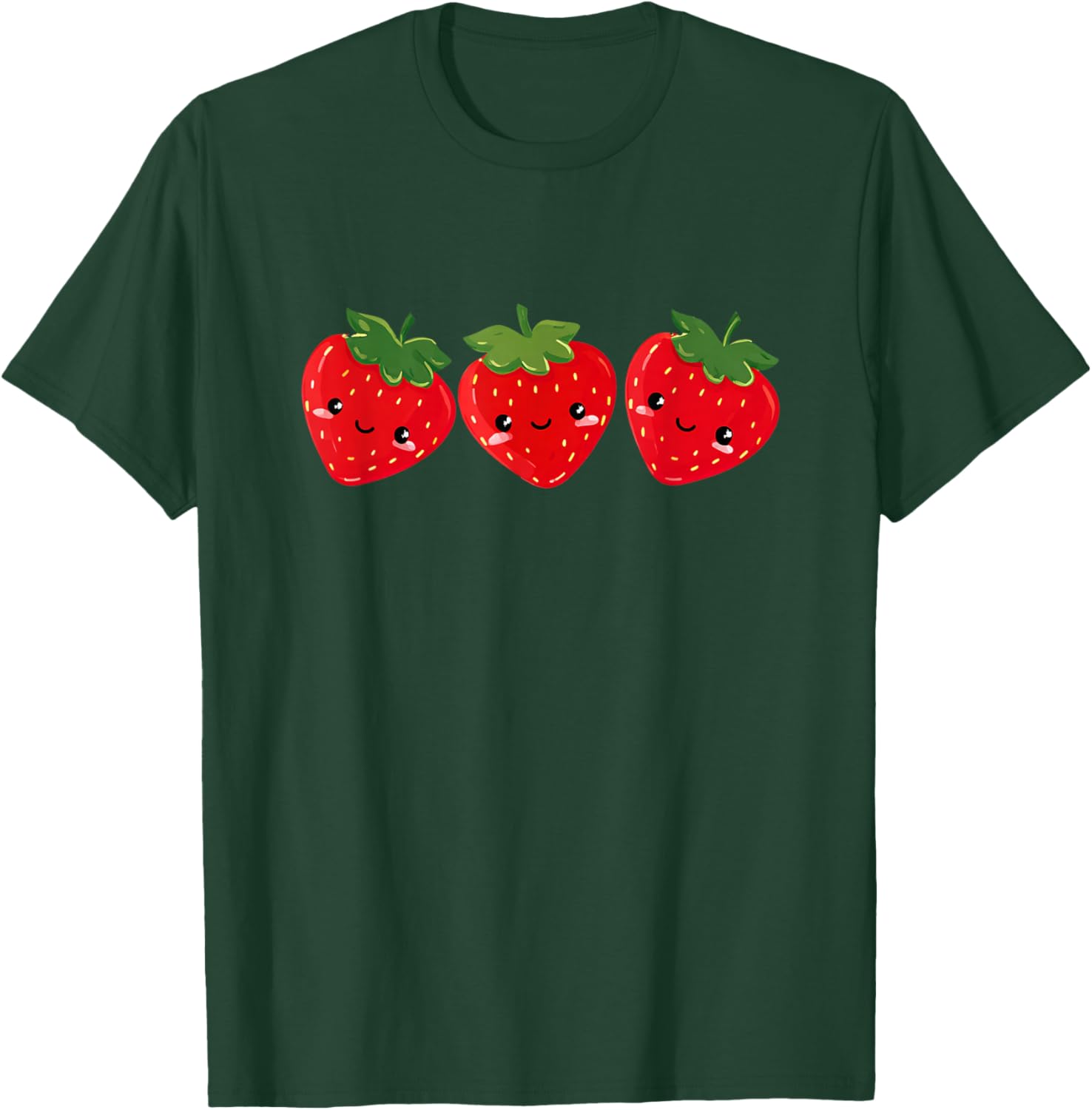 Cute Strawberry Fruit Lover Gardening T-Shirt - T-Shirt | Forest