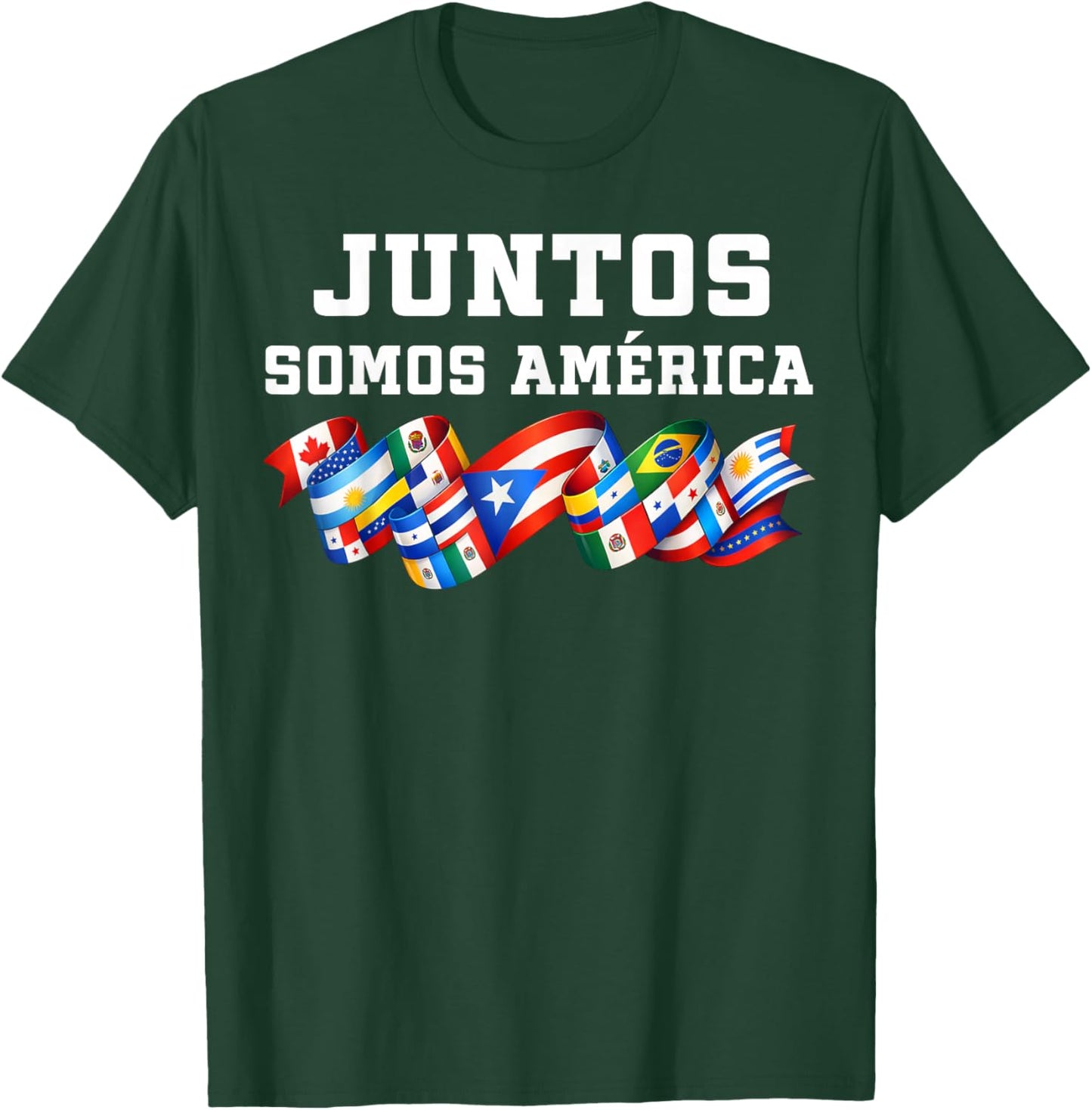 Juntos Somos América Together We are America Spanish T-Shirt - T-Shirt | Forest