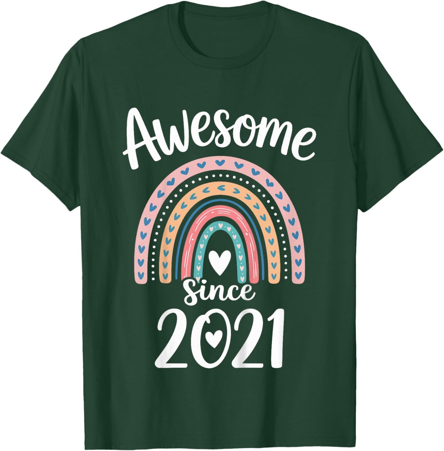 Awesome Since 2021 5th Birthday 5 Years Old T-Shirt - T-Shirt | Forest