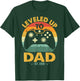 I Leveled Up to Dad Est. 2026 Promoted to Daddy New Father T-Shirt - T-Shirt | Forest