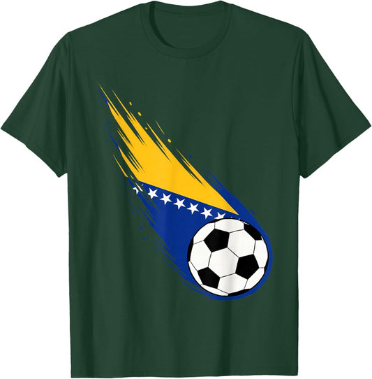Bosnia and Herzegovina Flag Graphic Bosna Pride Heritage T-Shirt - T-Shirt | Forest