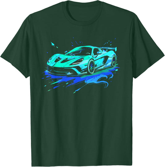 Sports Car Supercar T-Shirt - T-Shirt | Forest