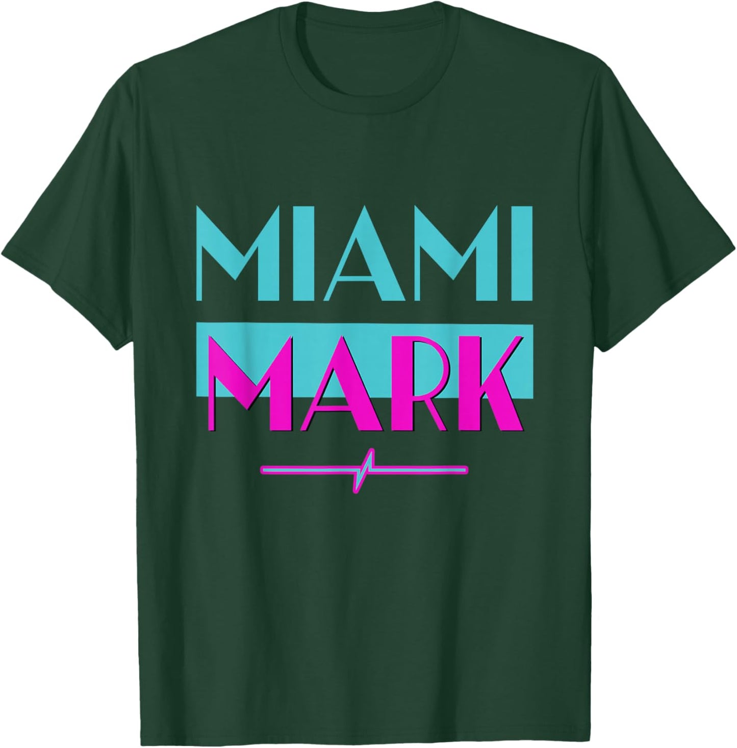 Miami Mark DJ Entertainment 80s Nostalgia Fun Novelty T-Shirt - T-Shirt | Forest