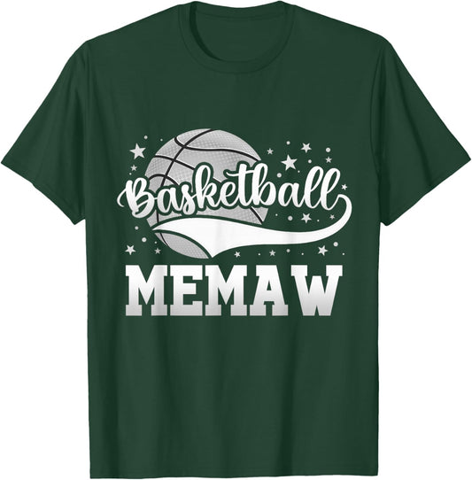 Basketball Memaw T-Shirt - T-Shirt | Forest