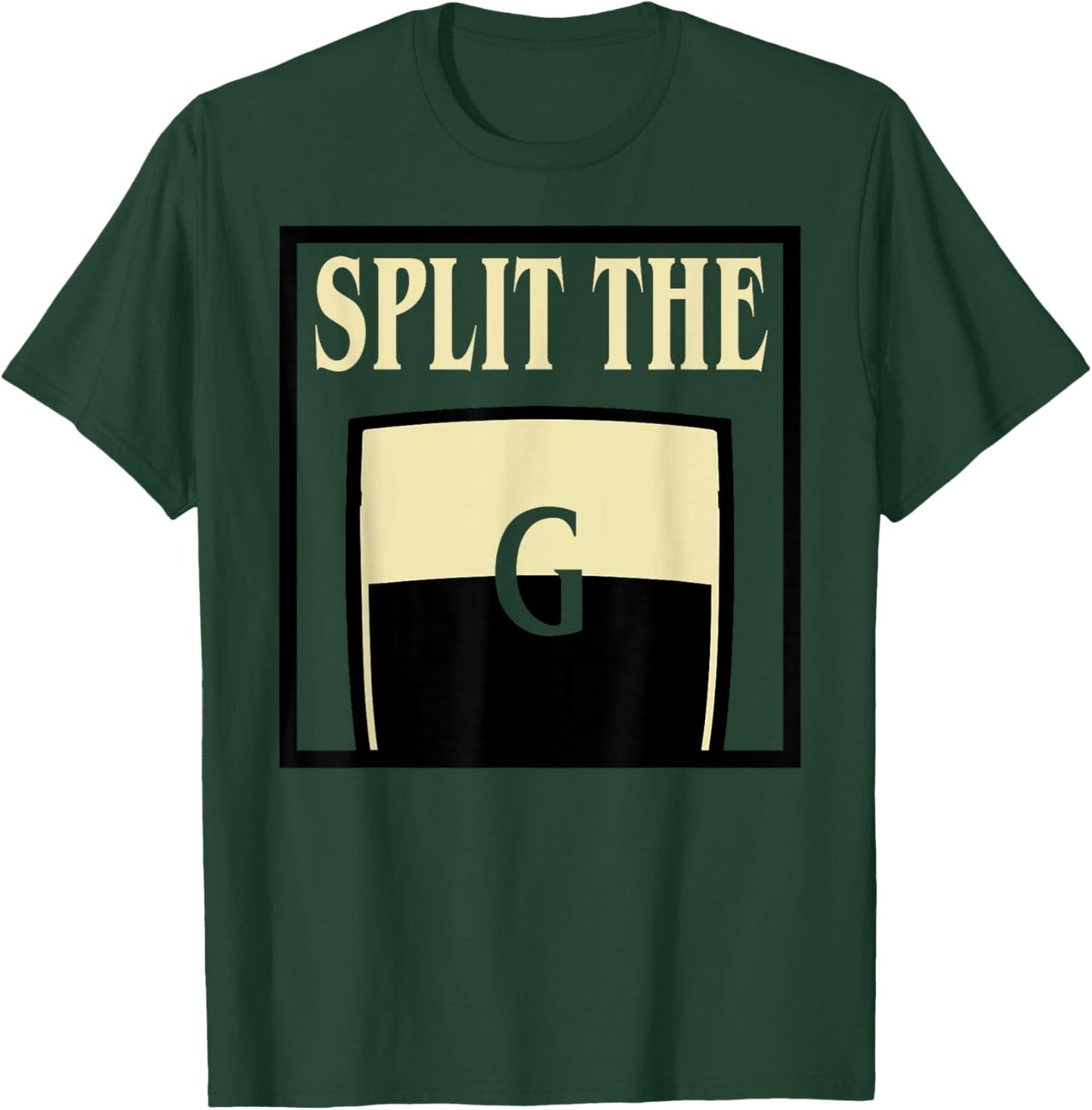 Split The G T-Shirt - T-Shirt | Forest