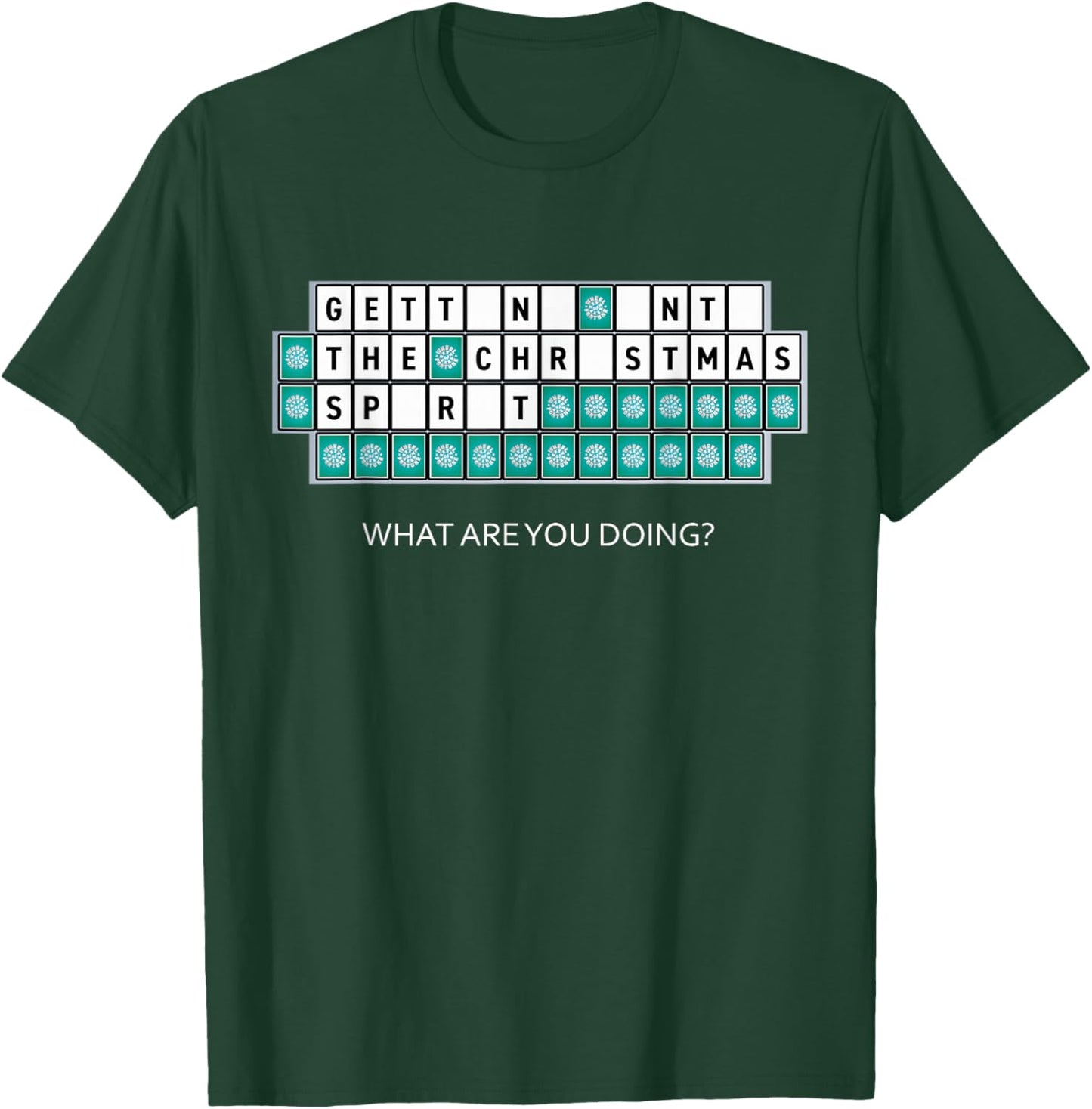 Wheel of Fortune Christmas Spirit T-Shirt - T-Shirt | Forest