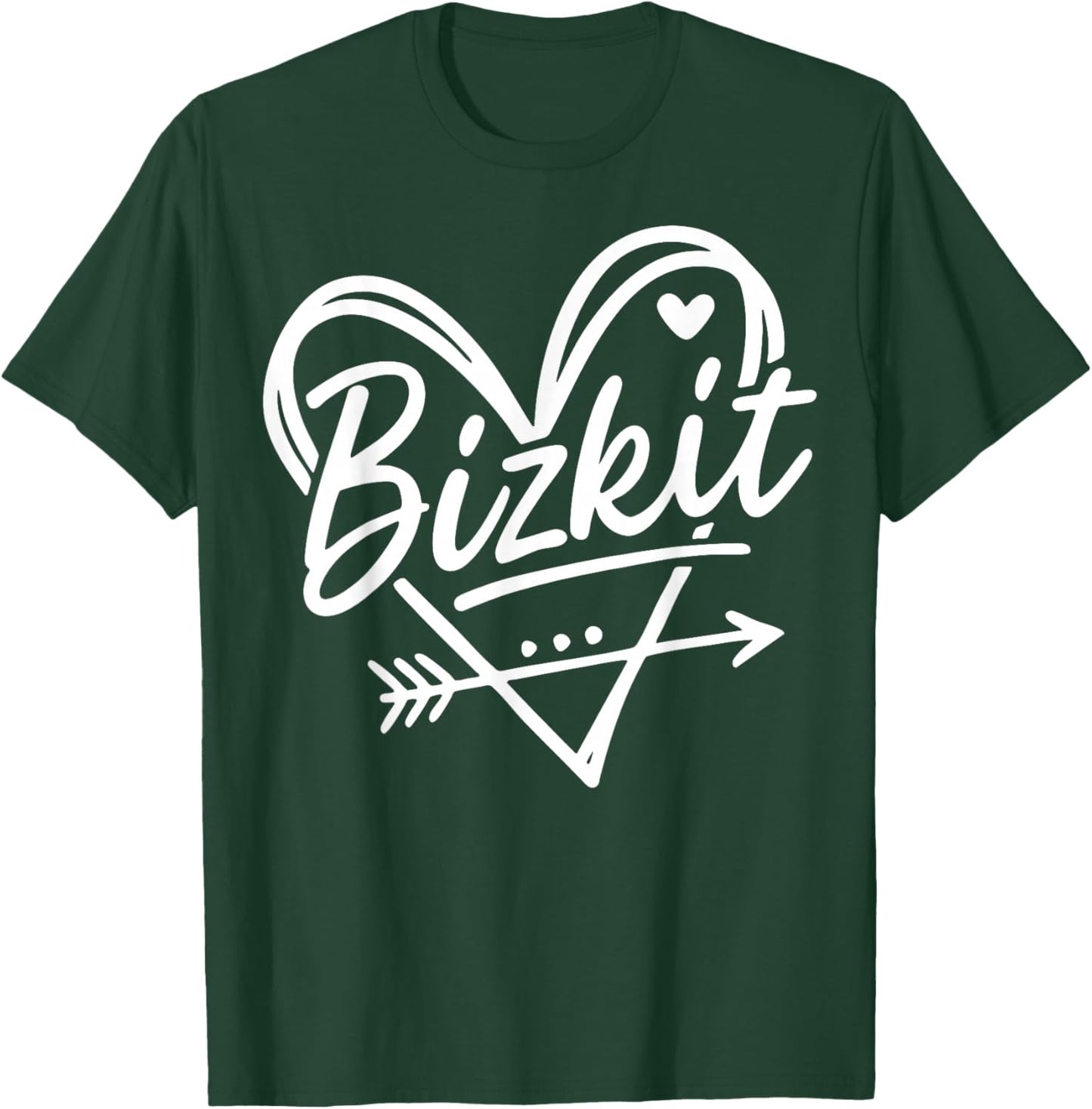 Vintage Bizkit Graphic Heart Gift Women Kid T-Shirt - T-Shirt | Forest