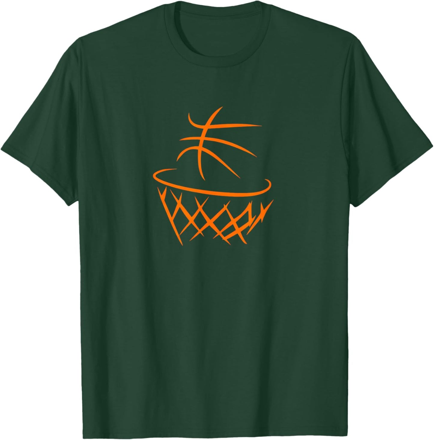 Basketball in Motion T-Shirt - T-Shirt | Forest
