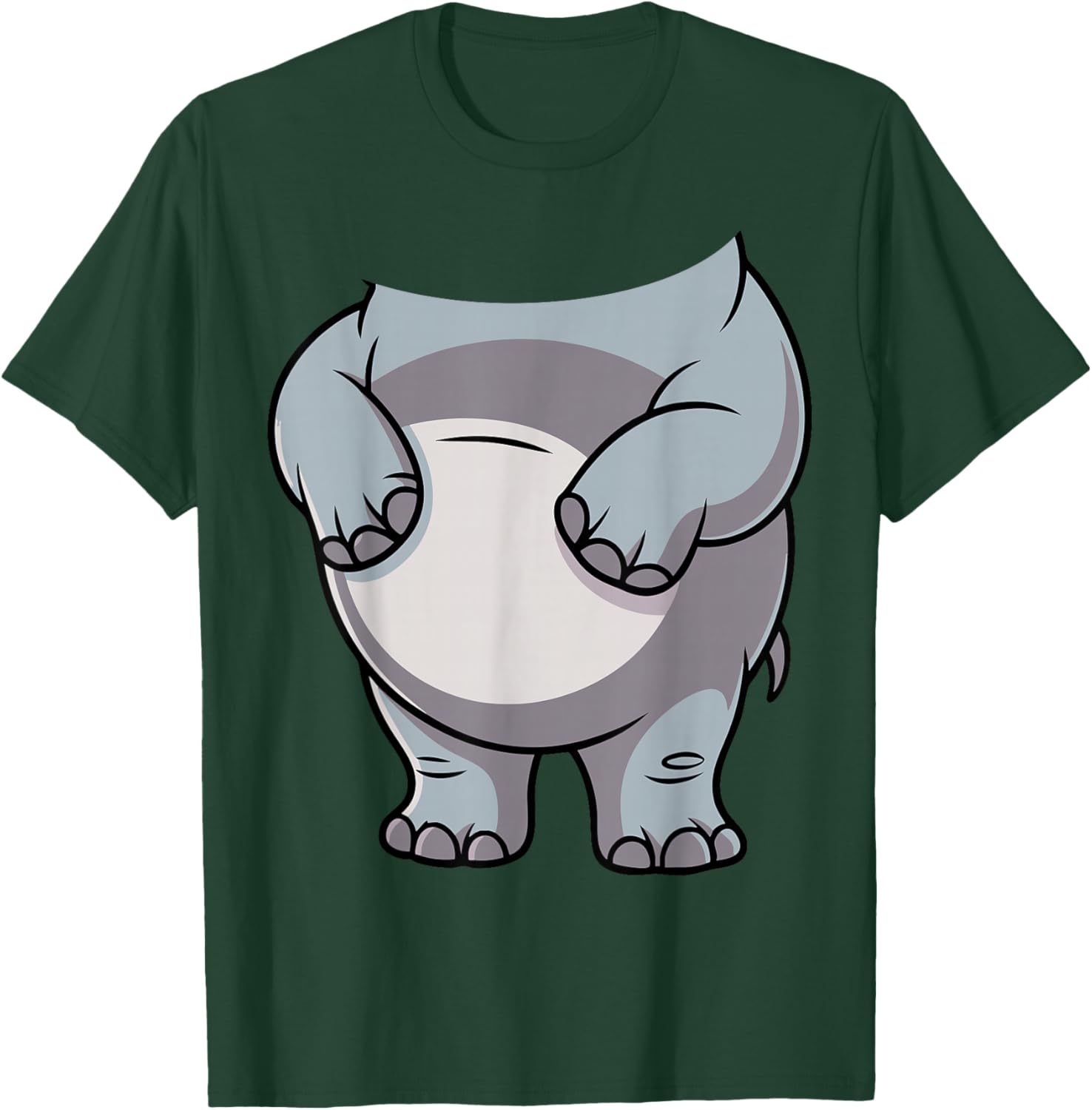 Hippo Shirt Adult Kids Men Women Hippopotamus Costume T-Shirt - T-Shirt | Forest