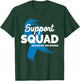 Support Squad Diabetes Awareness Diabetic Men Women Diabetes T-Shirt - T-Shirt | Forest