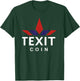 Texit Logo American Made Cryptocurrency Blockchain T-Shirt - T-Shirt | Forest