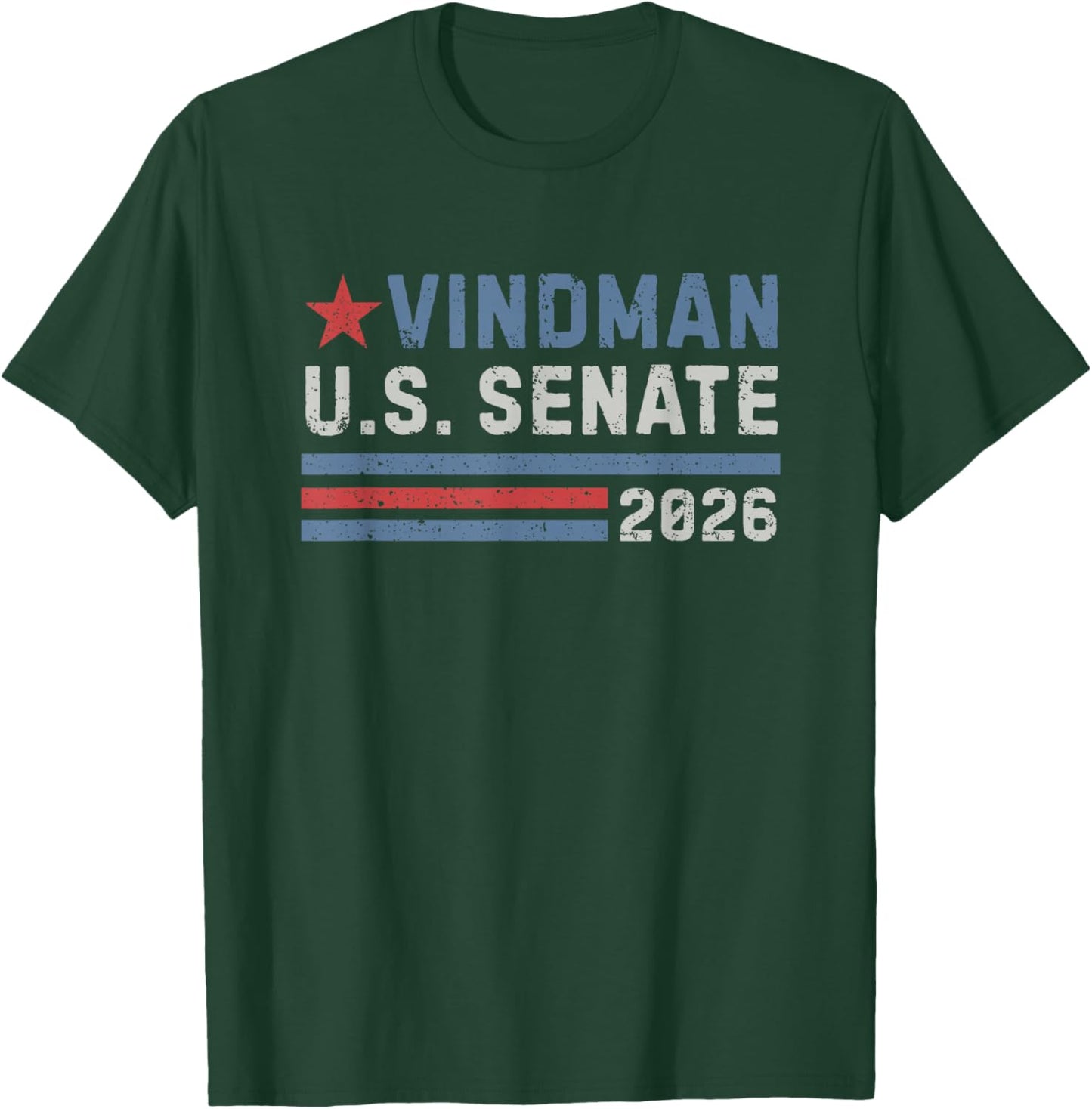 Alexander Vindman for U.S. Senate from Florida 2026 Vintage T-Shirt - T-Shirt | Forest