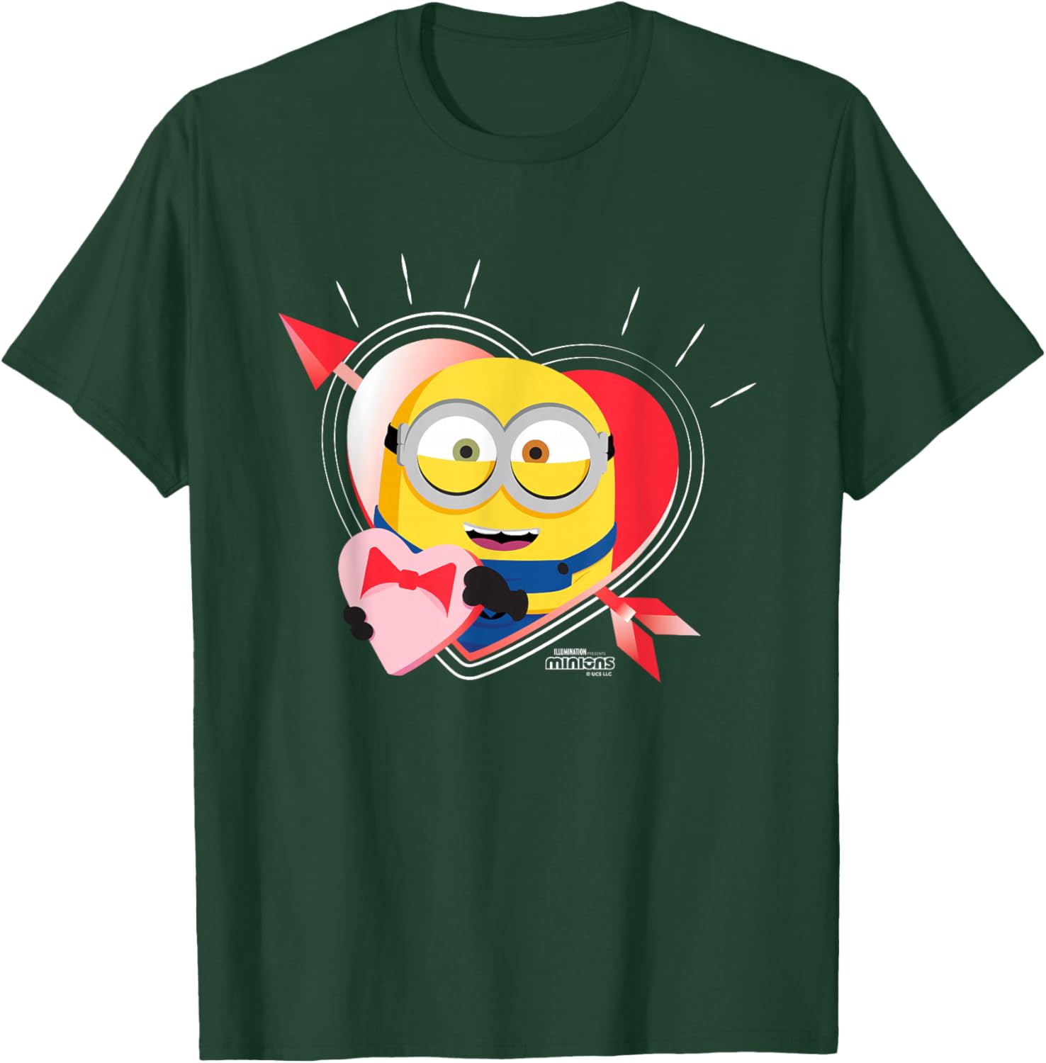 Minions Heartfelt Valentine T-Shirt - T-Shirt | Forest