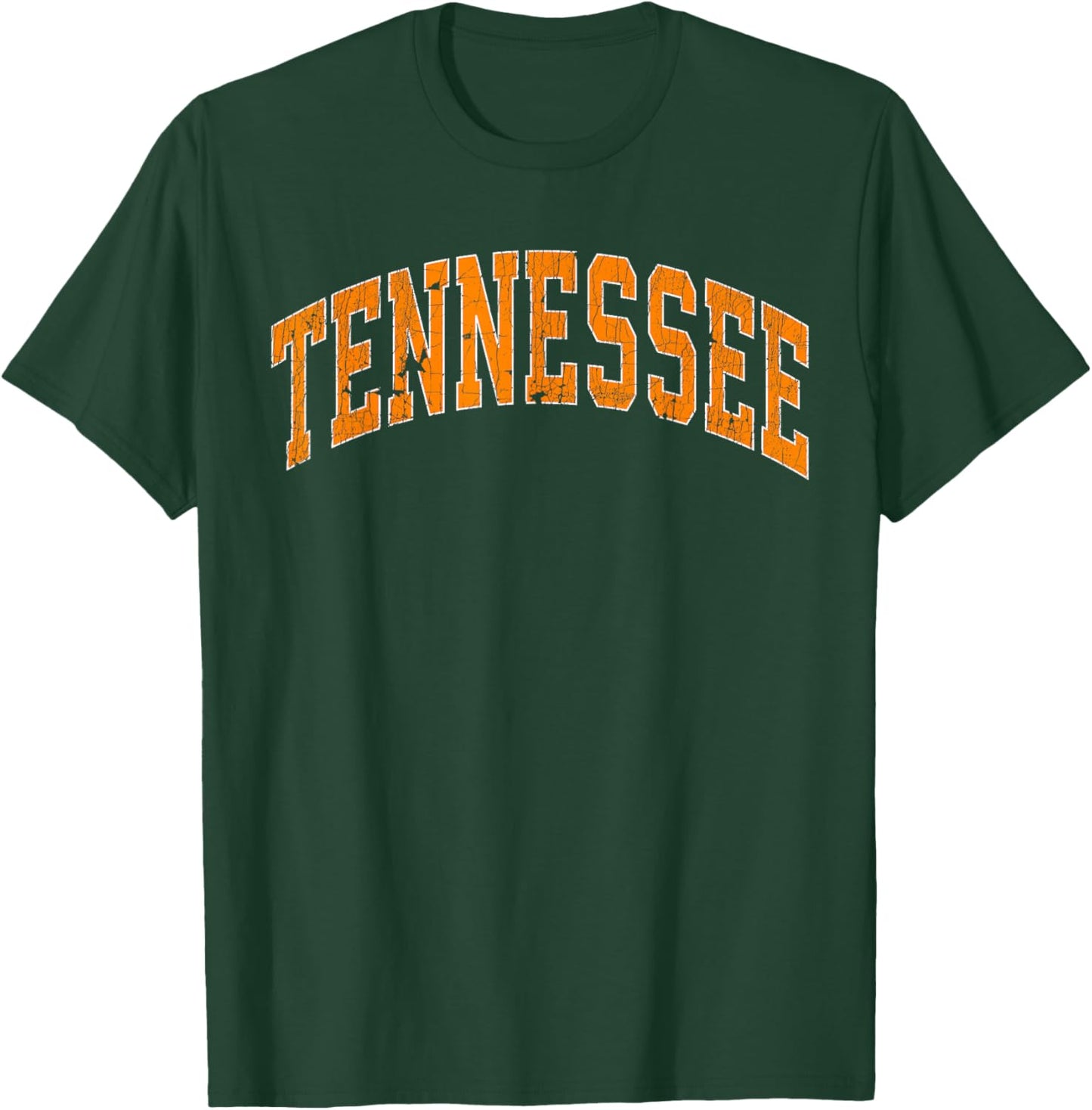 Tennessee Classic TN Orange Print Retro Varsity Vintage T-Shirt - T-Shirt | Forest