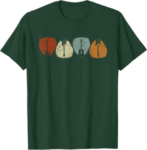 Vintage Guitar Pick Rock Star Guitarist Music Electric Bass T-Shirt - T-Shirt | Forest