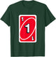 UNO Halloween Red 1" Card T-Shirt - T-Shirt | Forest