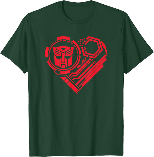 Transformers Valentine's Day Autobot Heart T-Shirt - T-Shirt | Forest