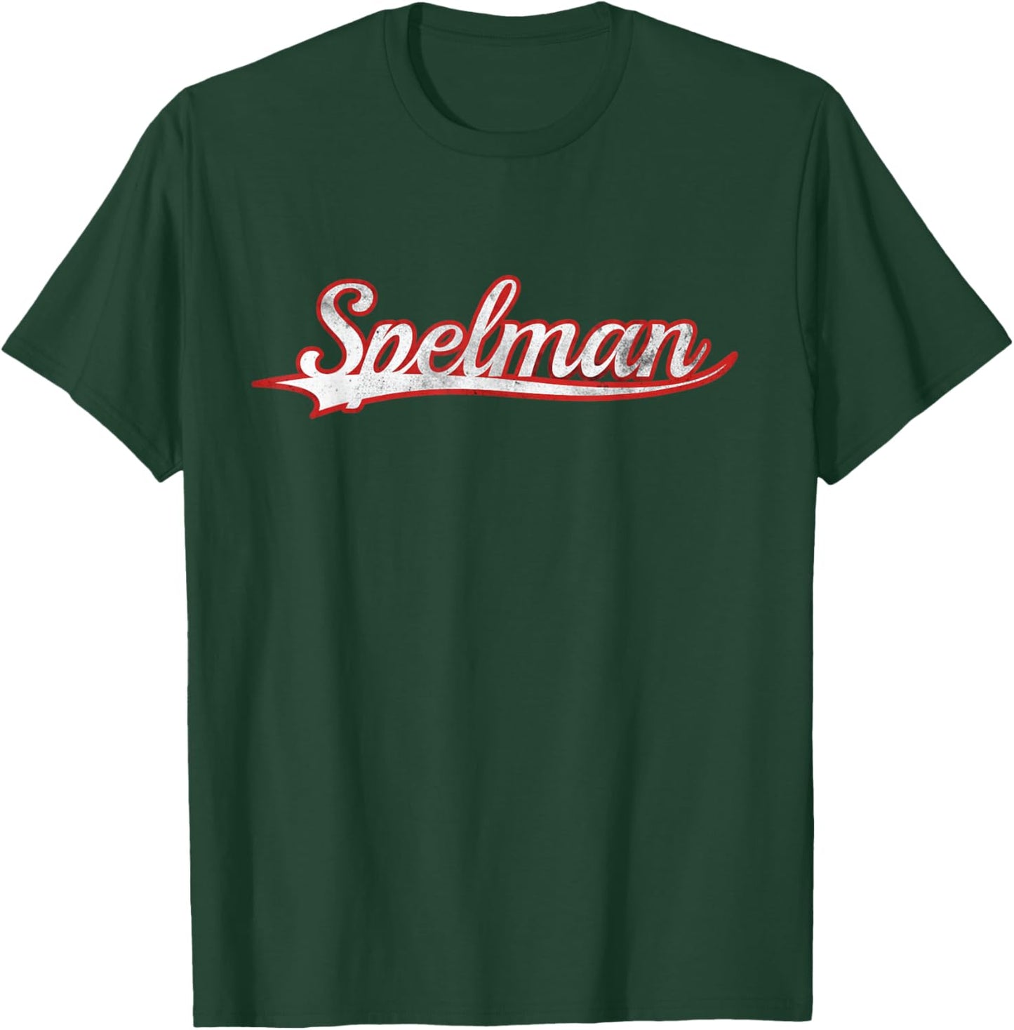 Spelman Atlanta Vintage Varsity Throwback Style T-Shirt - T-Shirt | Forest